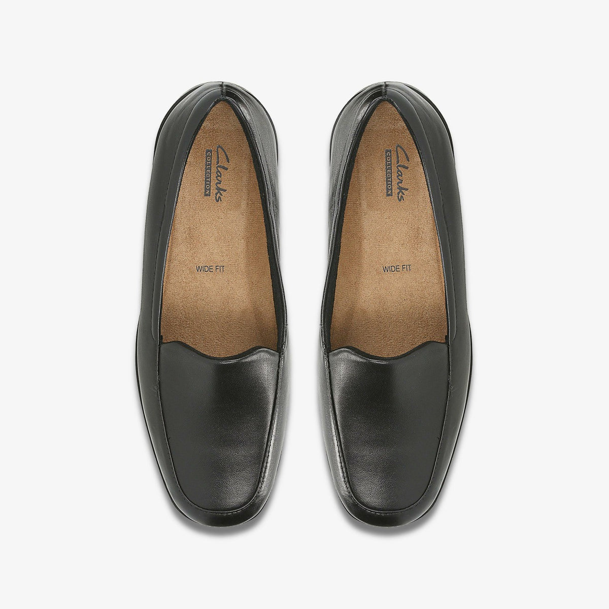 Clarks Georgia Loafer Black Leather