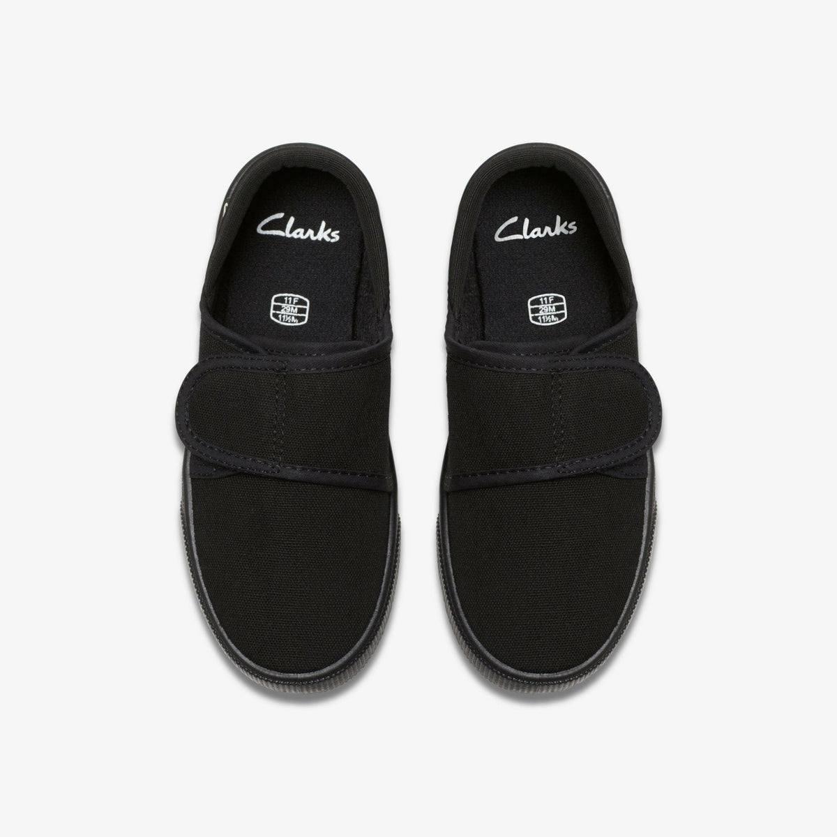 Clarks Hopper Run Black Fabric