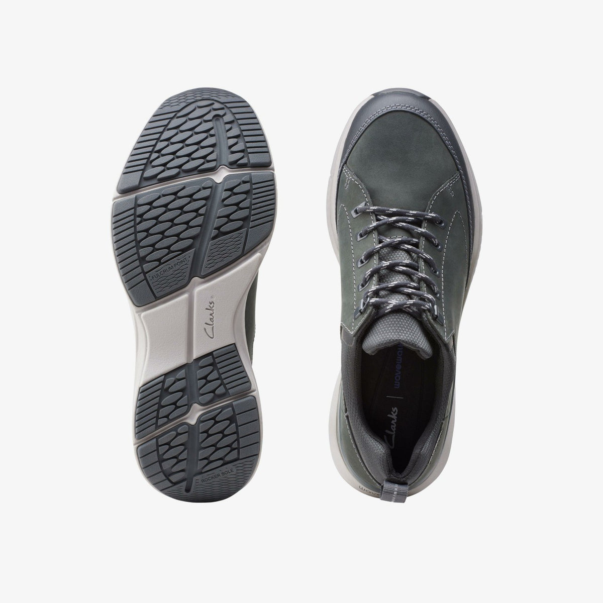 Clarks Wave 2.0 Vibe Dark Grey Nubuck