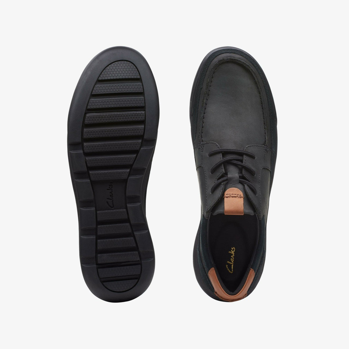 Clarks Ashcombe Craft Black Leather