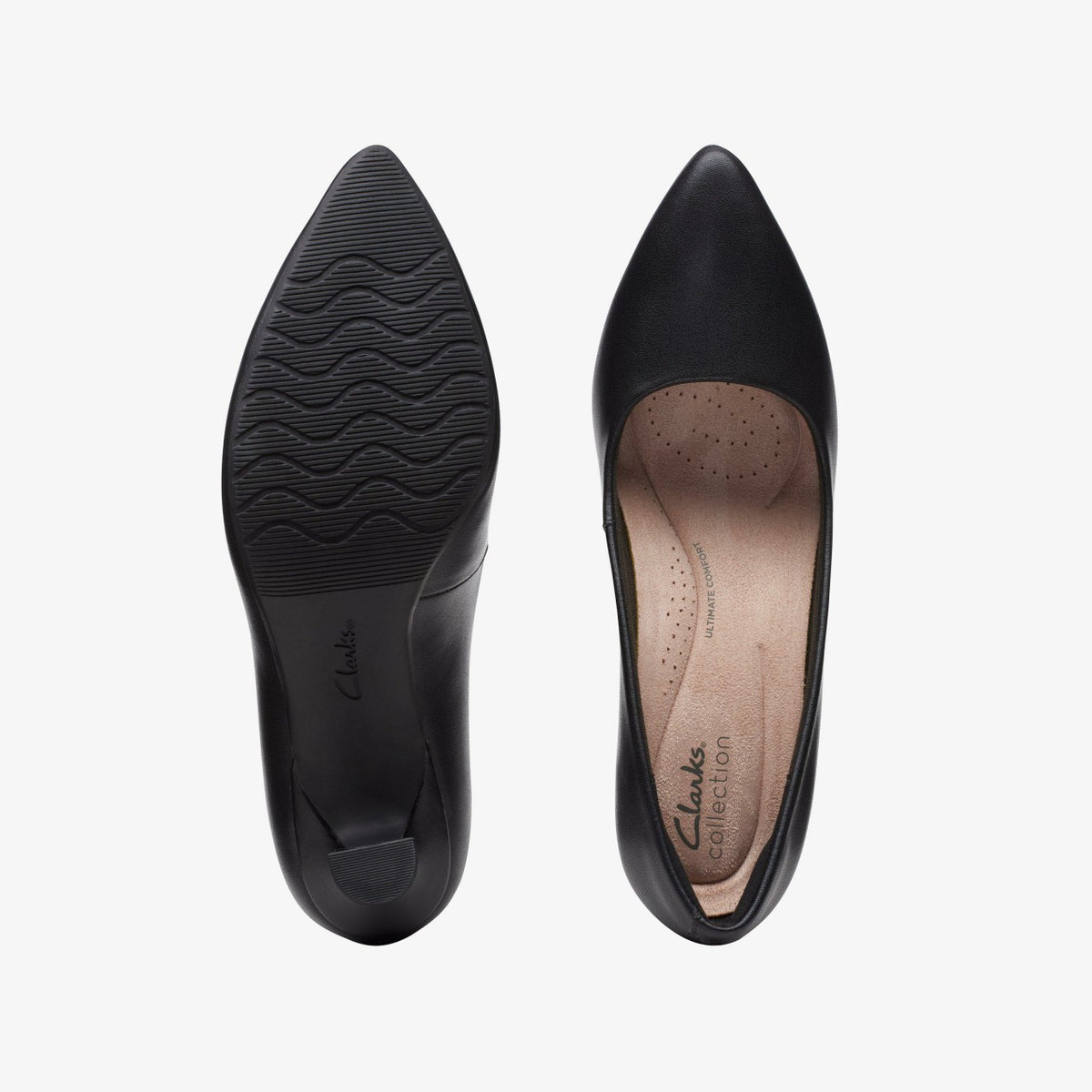 Clarks Kataleyna Gem Black Leather