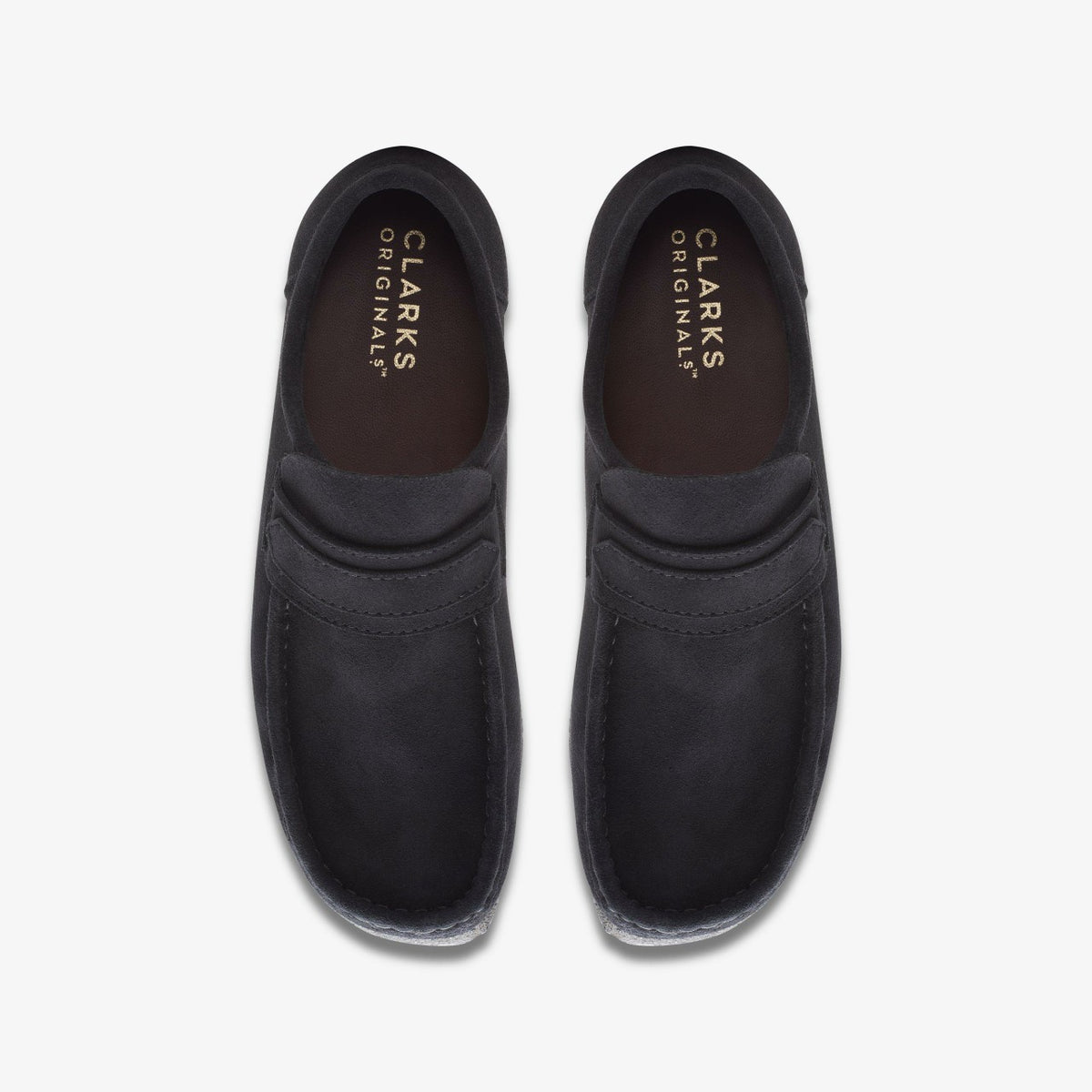 Clarks Wallabee Loafer Black Suede