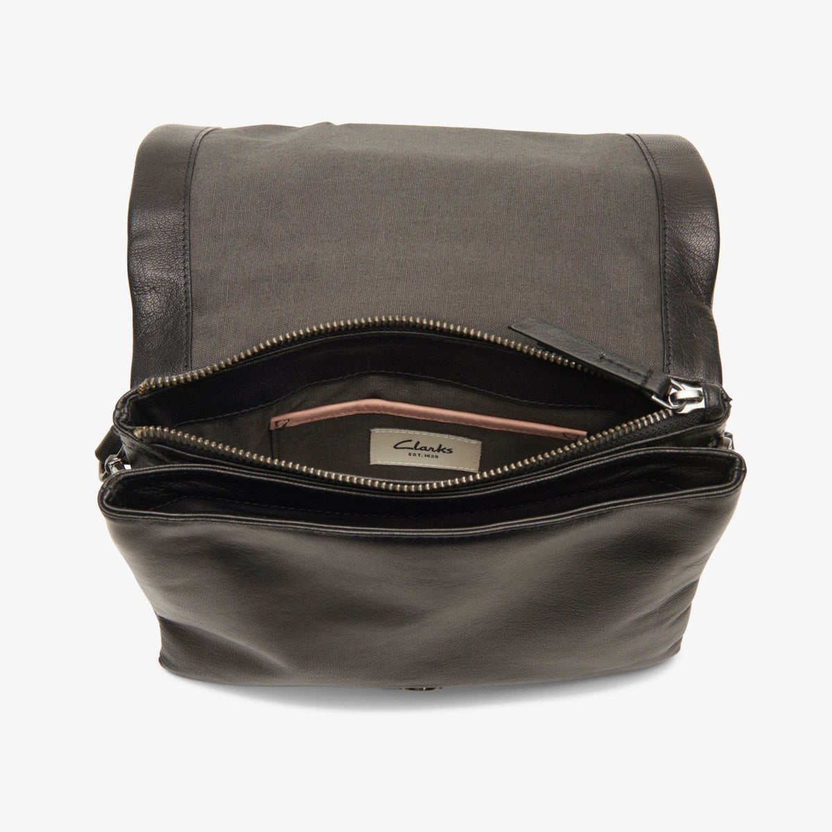 Clarks Treen Medium Black Leather