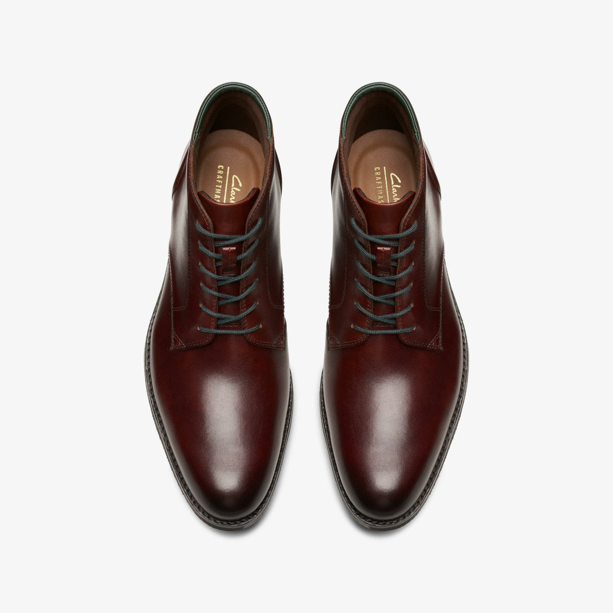 Clarks Craft Arlo Hi British Tan Leather