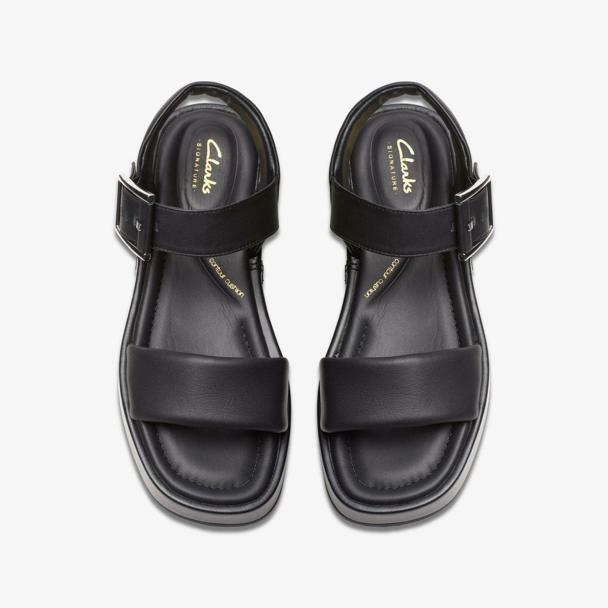Clarks Alda Strap Black Leather