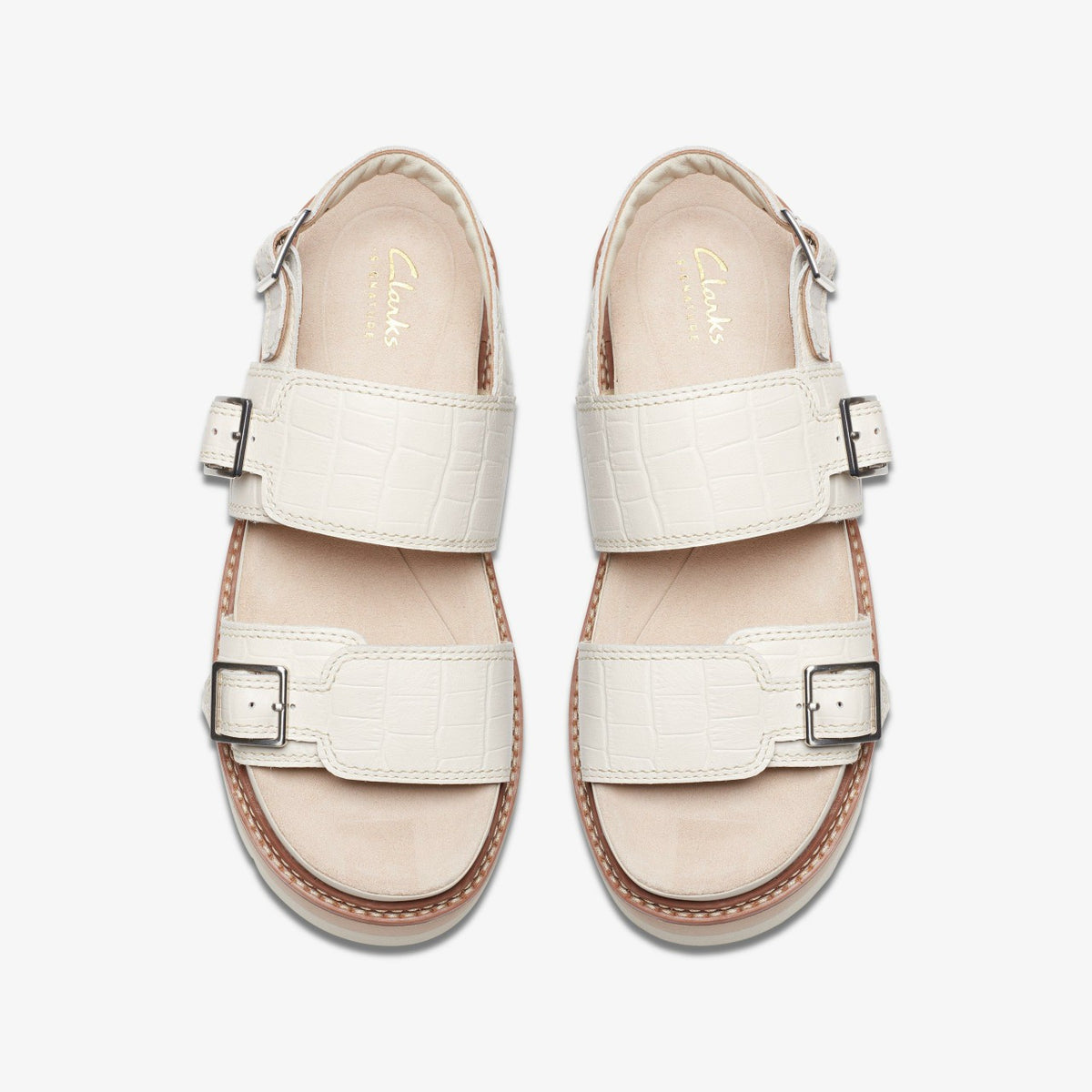 Clarks Orianna Glide Cream Interest