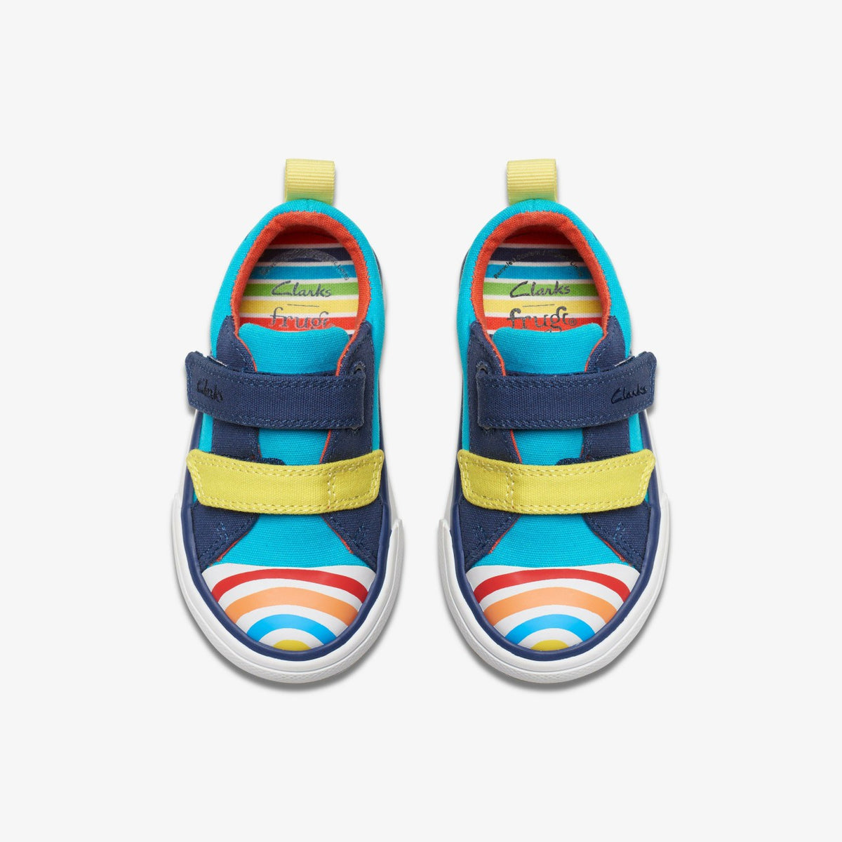 Clarks Foxing Ocean Toddler Blue Multicolour