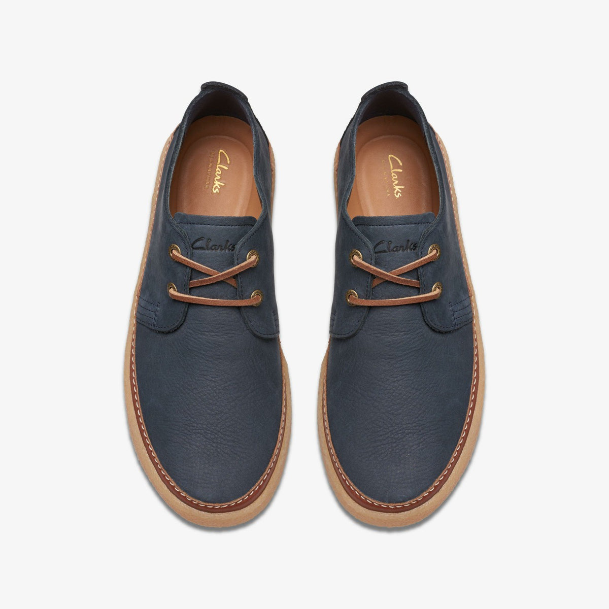 Clarks Clarkwood Low Navy Nubuck