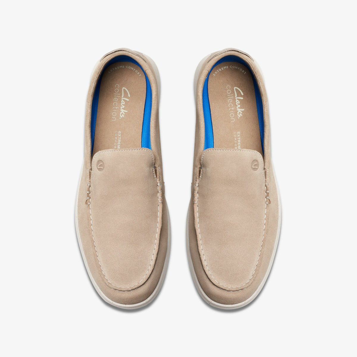 Clarks Flexway Step Loafer Sand Suede