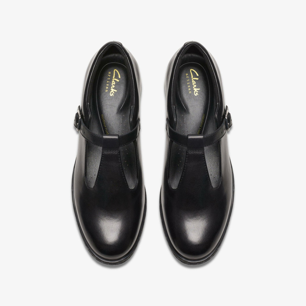 Clarks Havisham Bar Black Leather