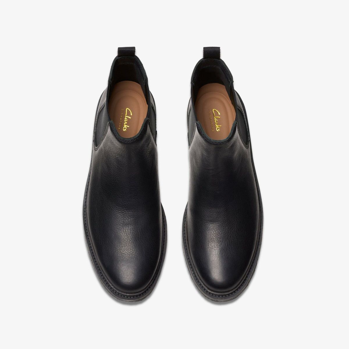 Clarks Clarkdale Easy Chelsea Boot Black Leather
