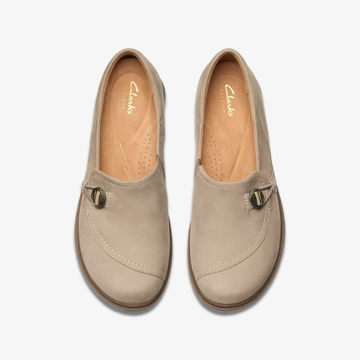Clarks Certina Ease Pebble Nubuck