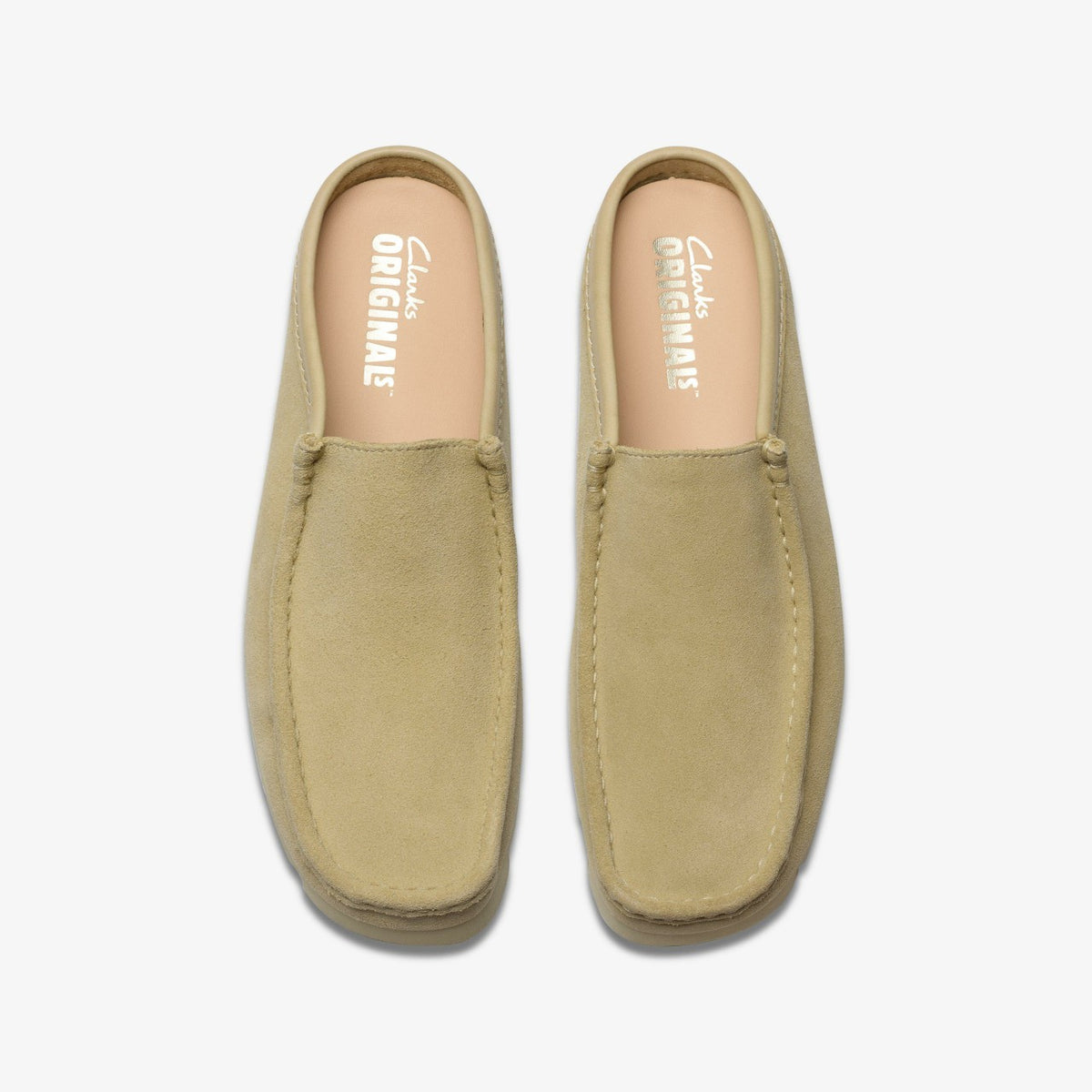 Clarks Wallabee Slip Maple Suede