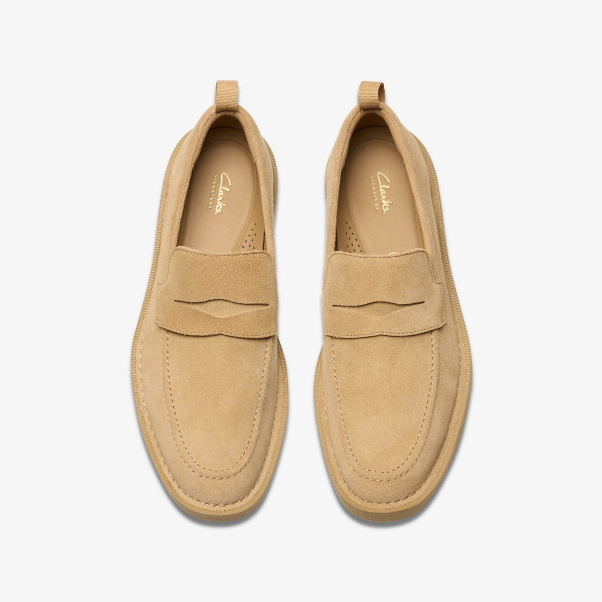 Clarks Martock Lo Dark Sand Suede