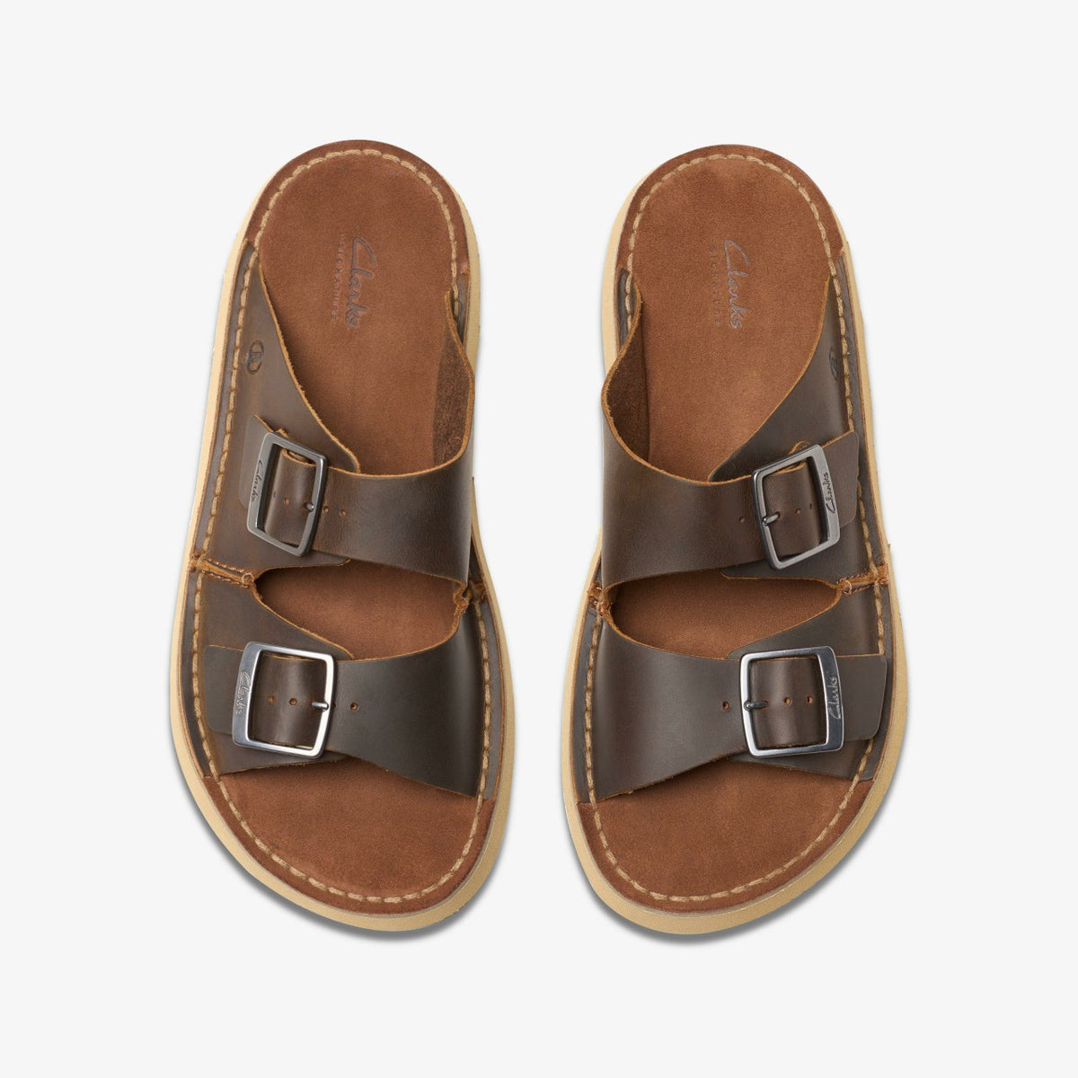 Clarks Solsbury Strap Beeswax Leather