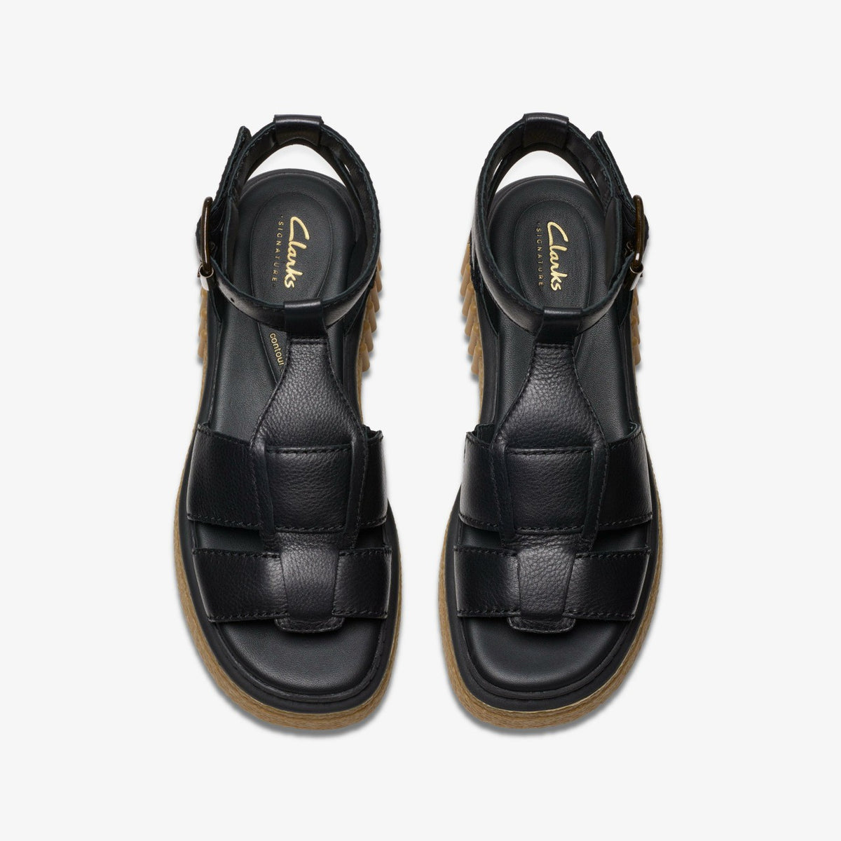 Clarks Evamar Sun Black Leather