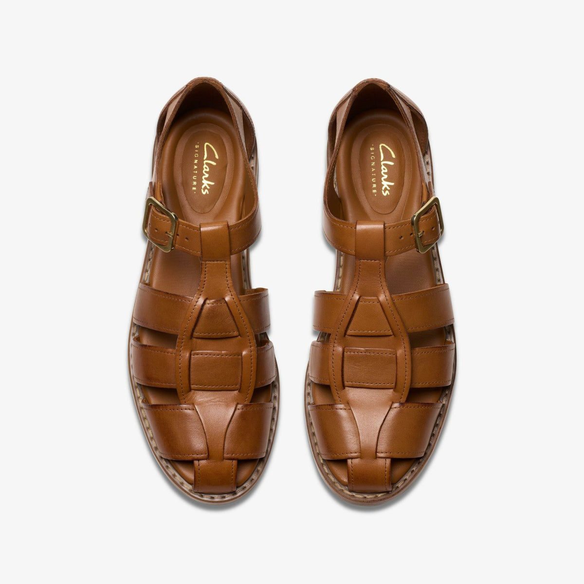 Clarks Hana Sun Tan Leather