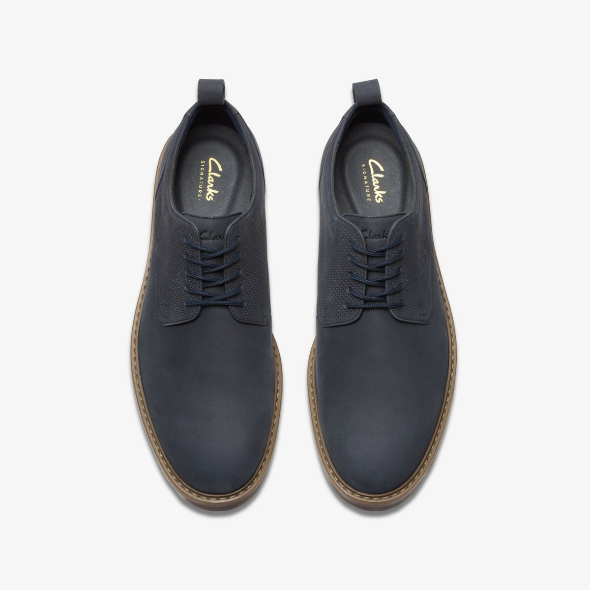 Clarks Aldwin Lace Navy Nubuck