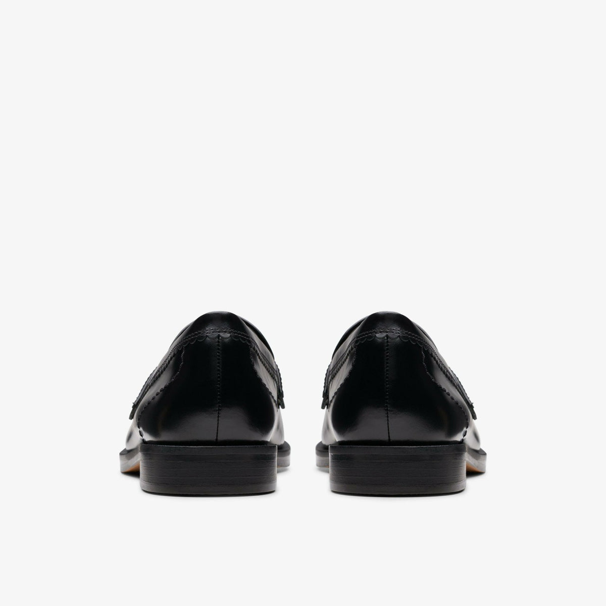 Clarks Straven Edge Black Leather