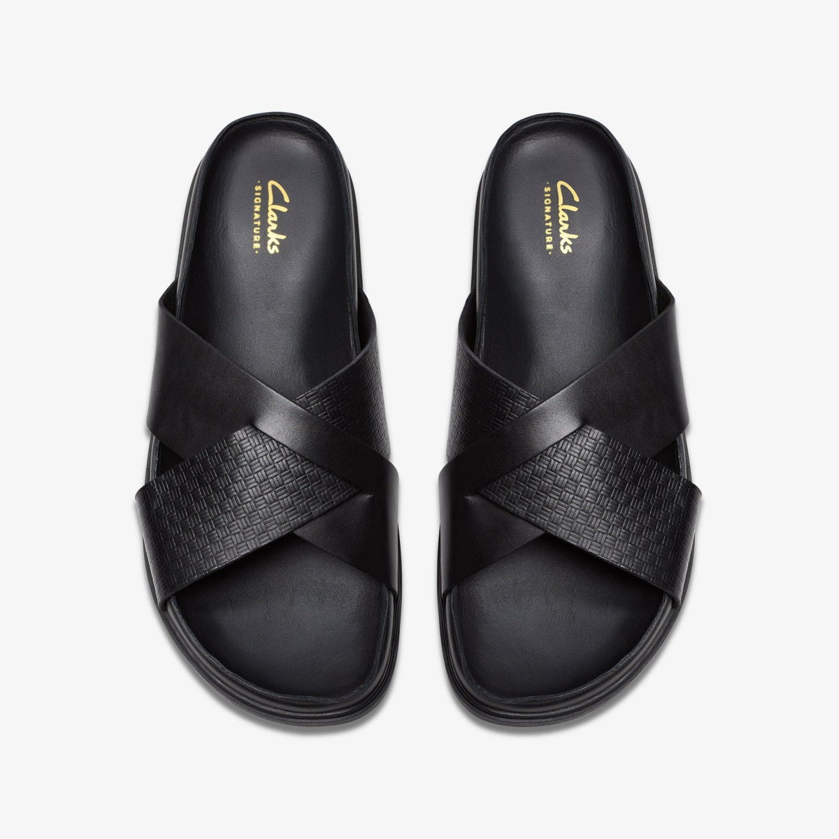 Clarks Torford Cross Black Leather