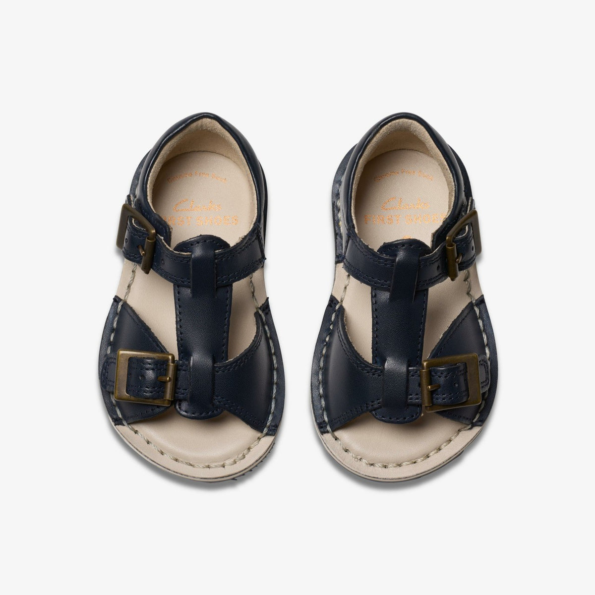 Clarks Playsun Toddler Navy Leather