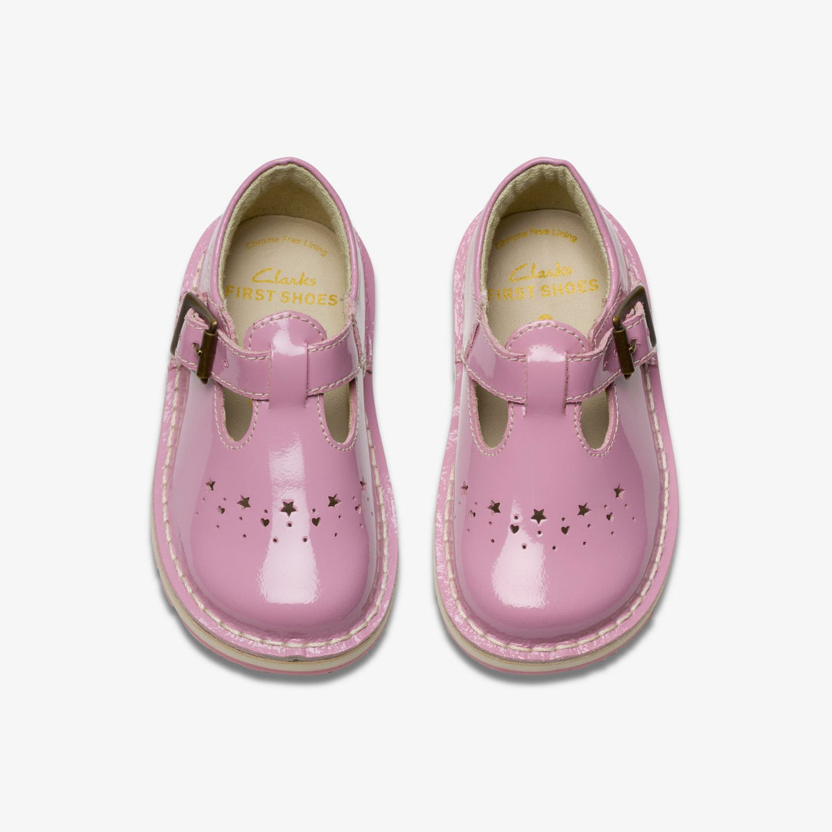Clarks Joyful Skip Toddler Pink Patent