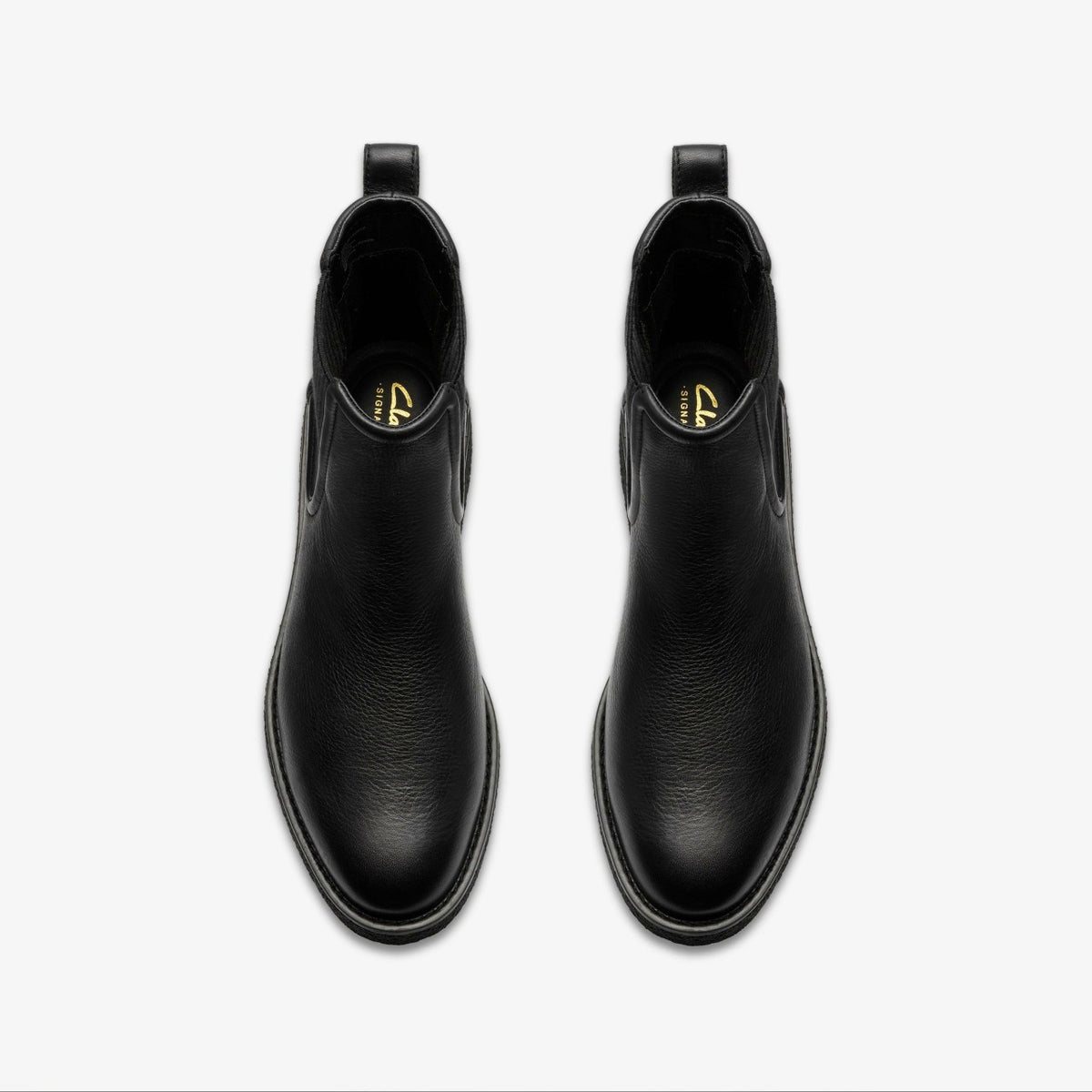 Clarks Nella Top Black Leather