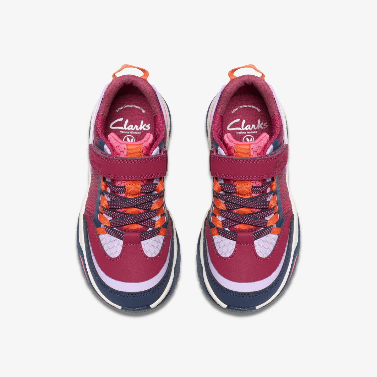 Clarks Feather Track Kid Berry Combination
