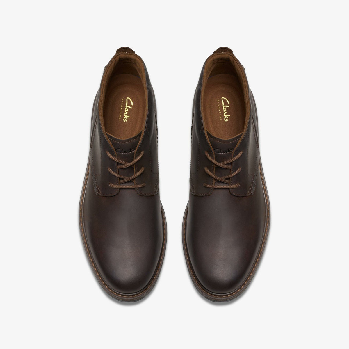 Clarks Newford Mid Beeswax Leather