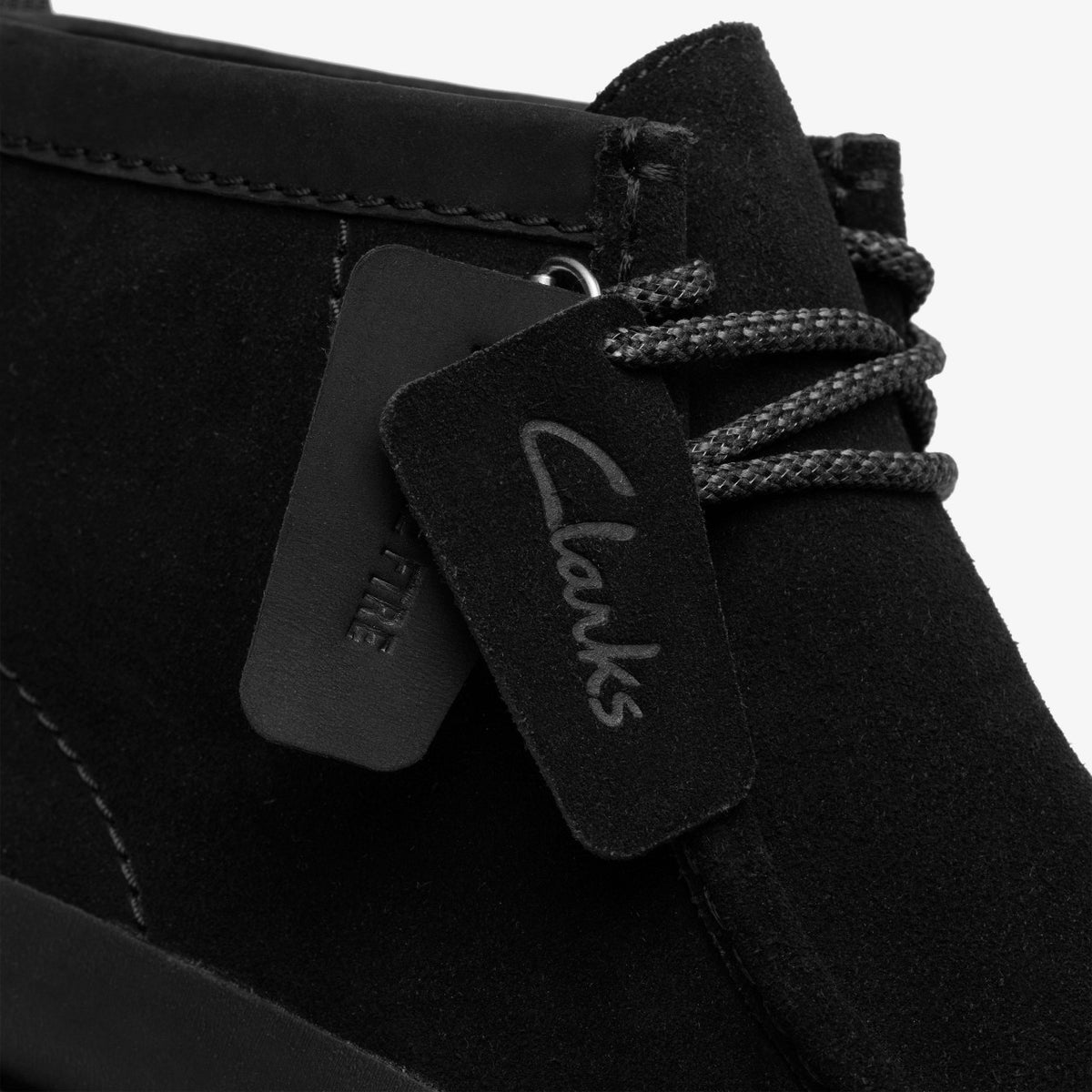 Clarks Wallabee FTR2 Hi Black Suede