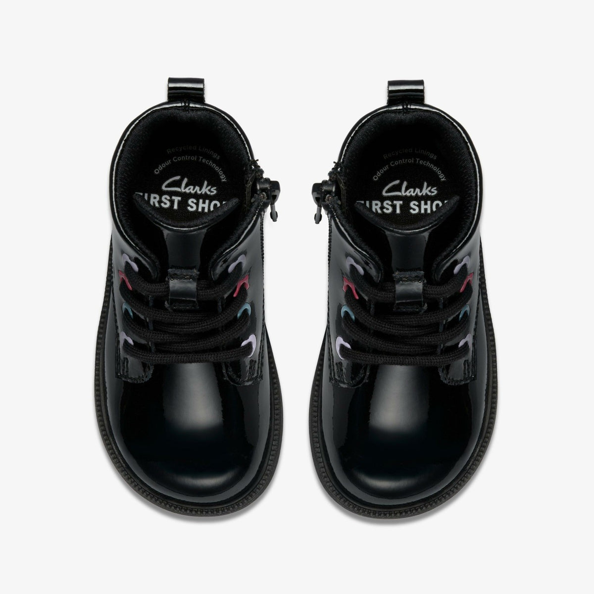 Clarks Oaklyn Charm Toddler Black Patent