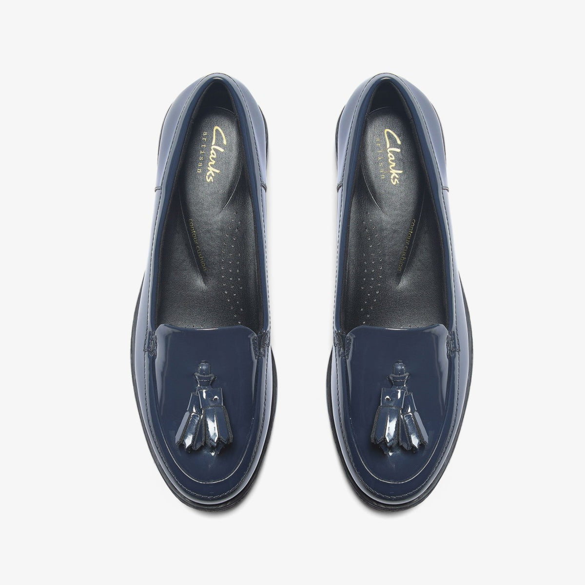 Clarks Havisham Edge Loafer Navy Patent