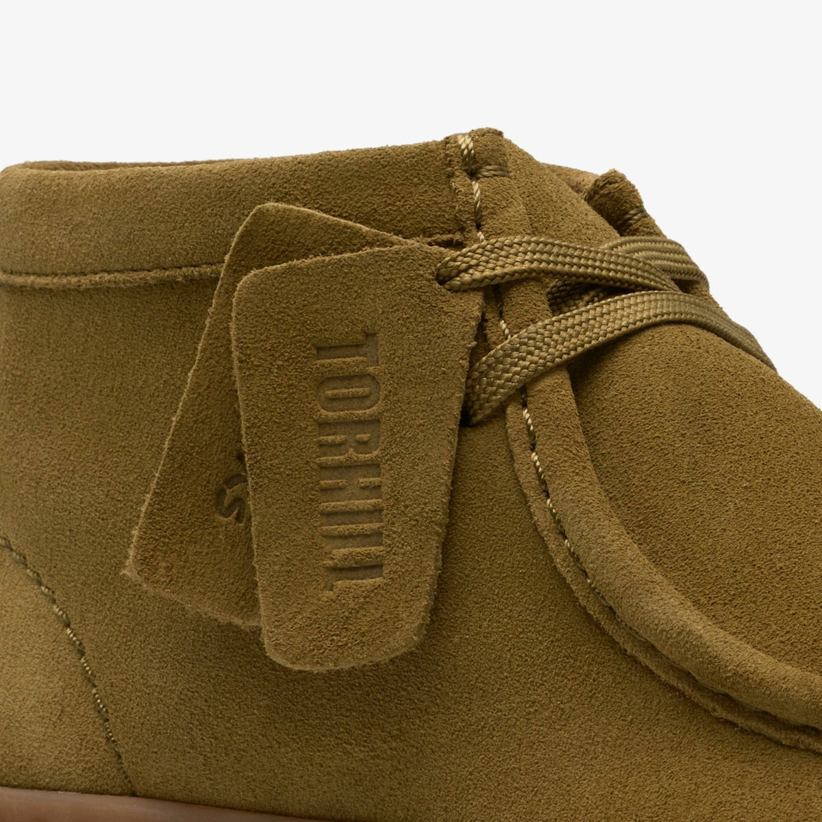 Clarks Torhill Moss Olive Suede