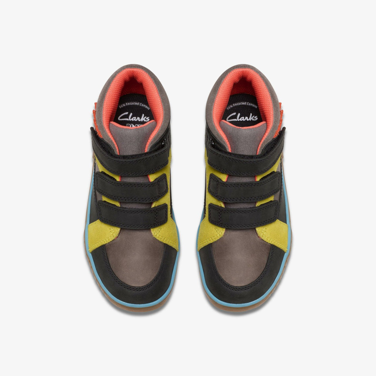 Clarks Oslo Play Kid Grey Combination