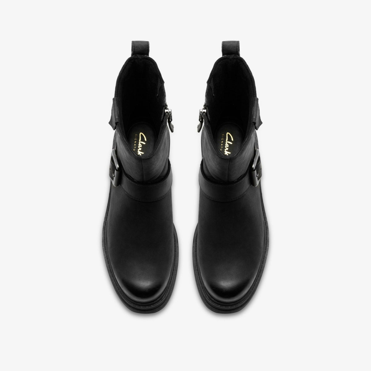 Clarks Orinoco 3 Bay Black Leather
