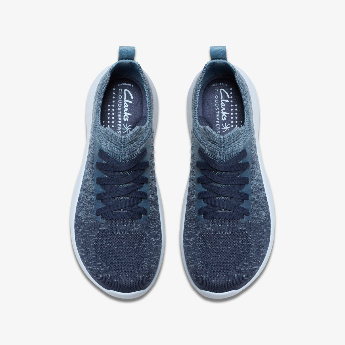 Clarks Solevana Lace Light Blue Combination