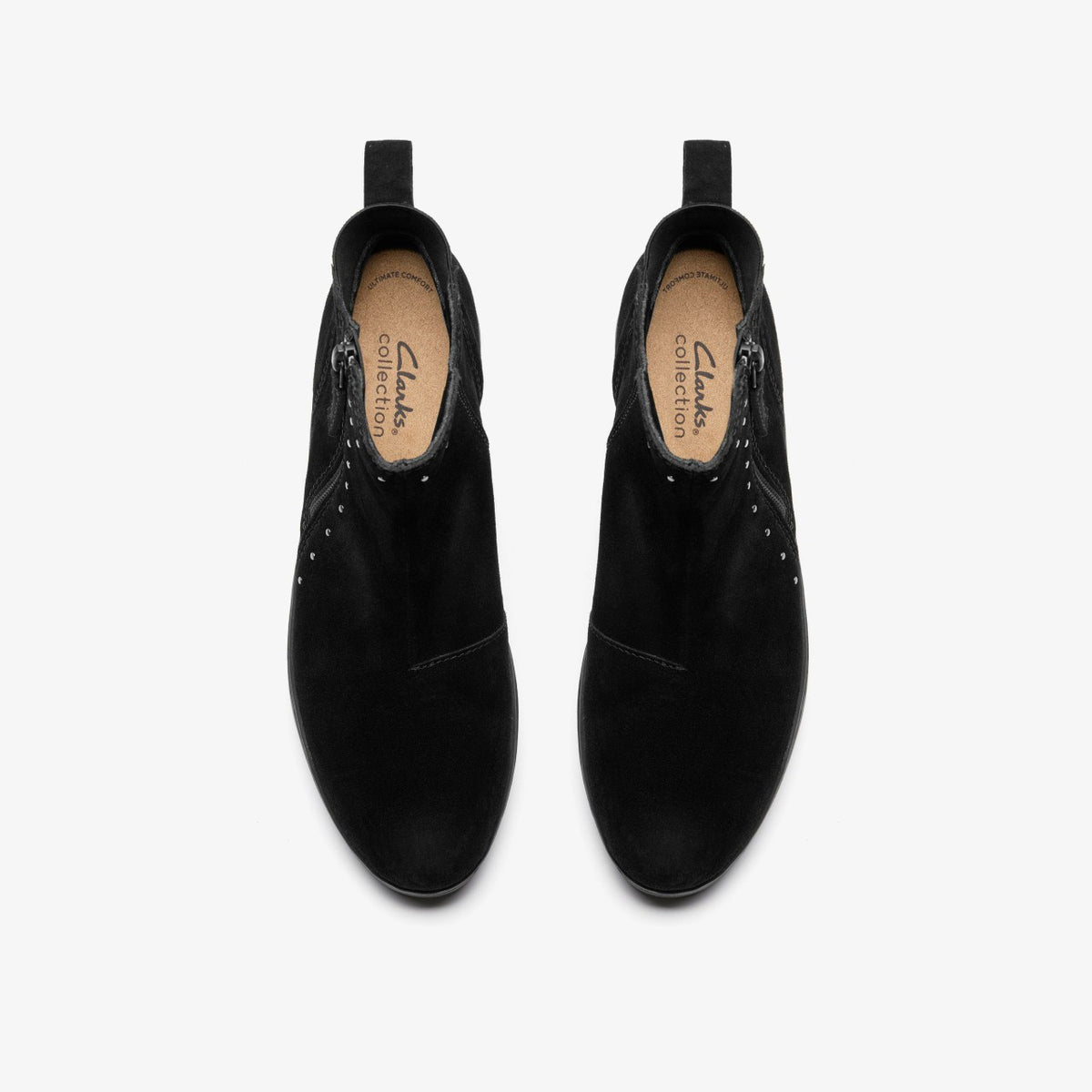 Clarks Zylah Willow Black Suede