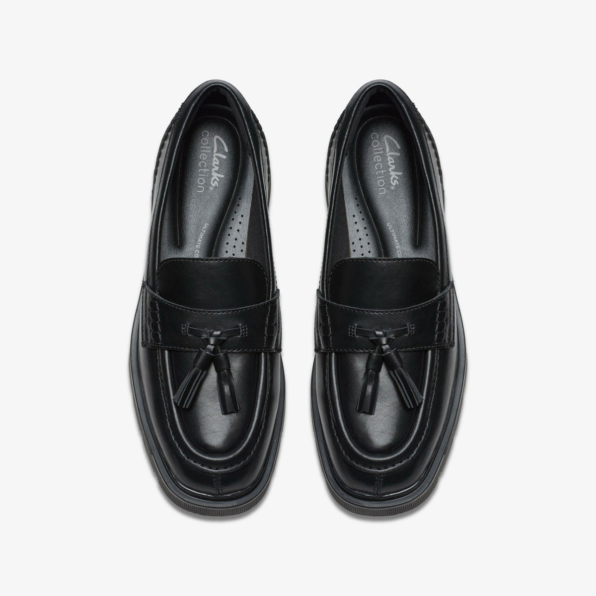 Clarks Lauryl Tassel Black Leather