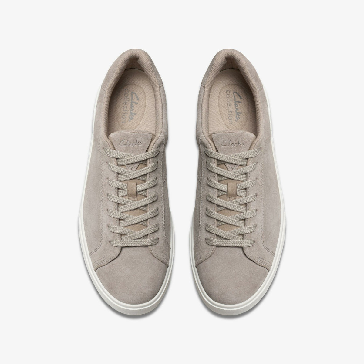 Clarks Romsey Lace Grey Suede