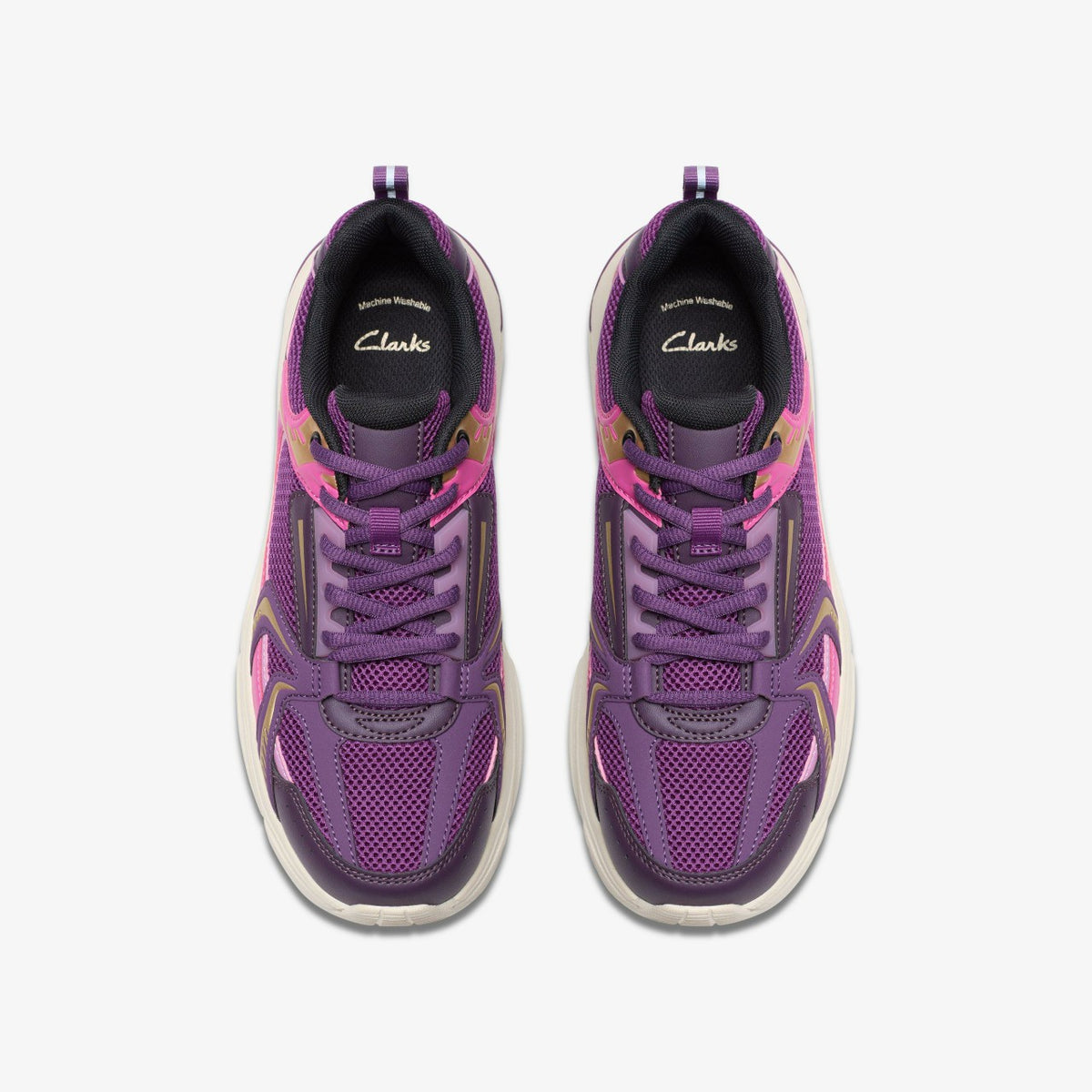 Clarks Crafton Move Youth Purple Combination