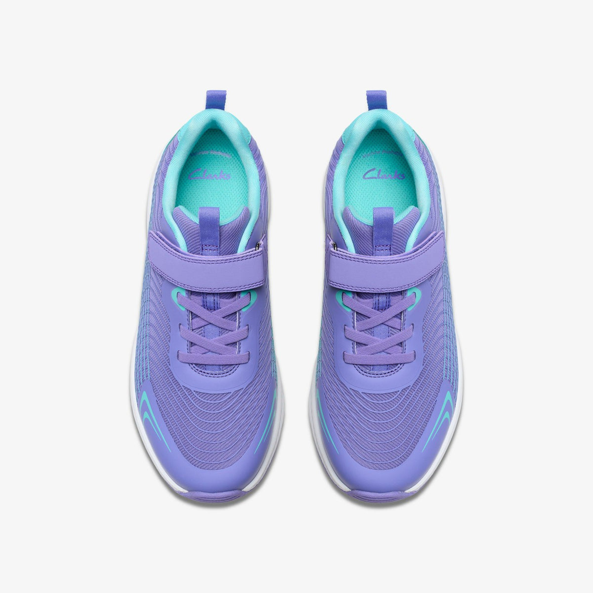 Clarks Deyes Dash Youth Purple Synthetic