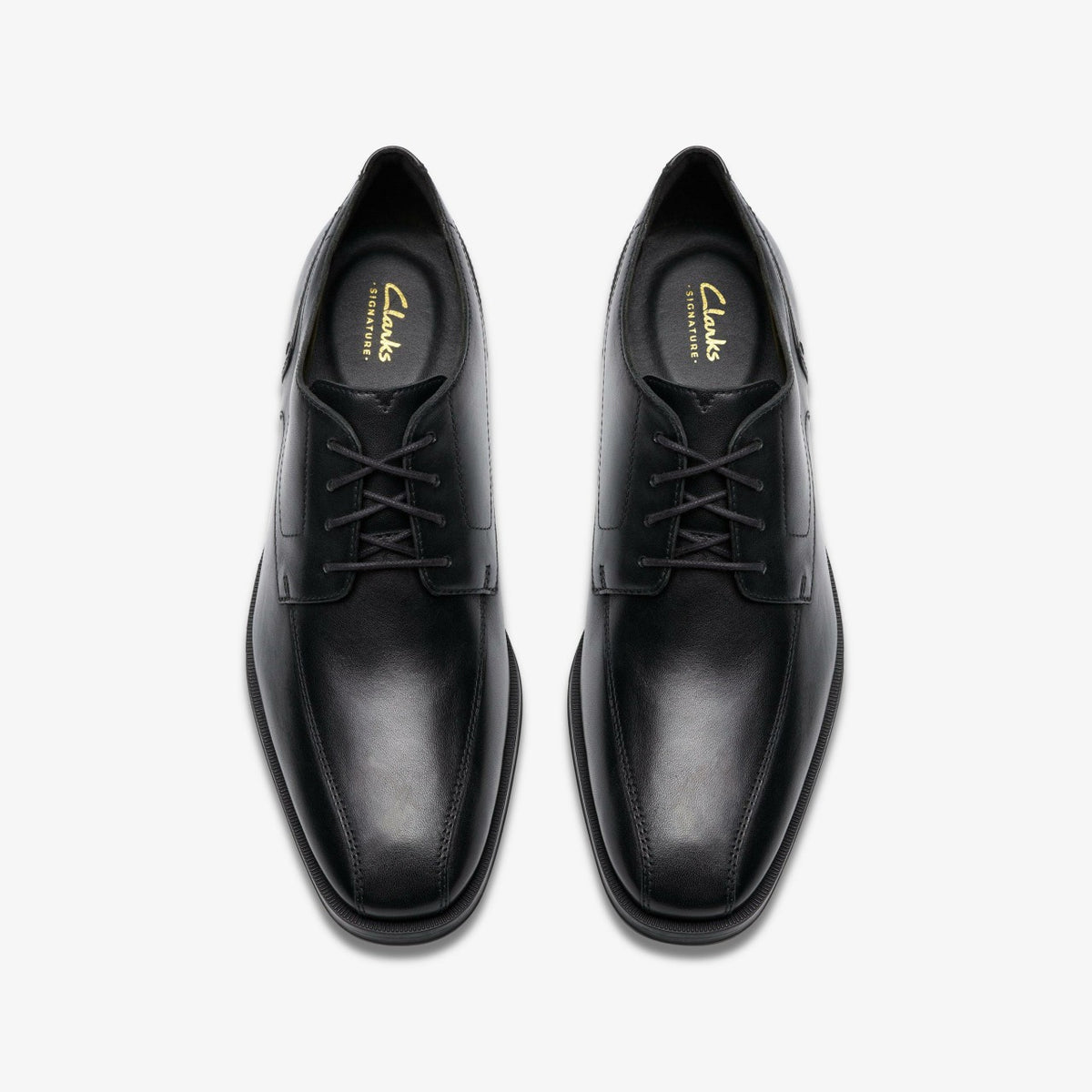 Clarks Paulton Over Black Leather
