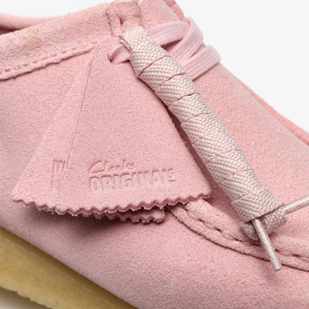 Clarks Wallabee Light Pink Suede