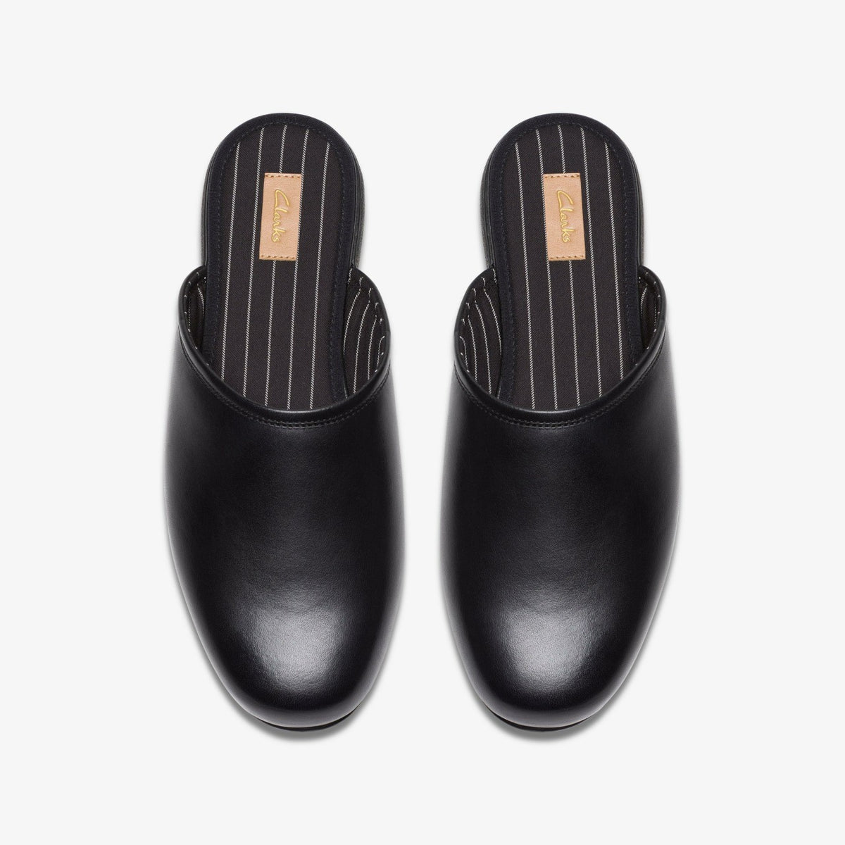 Clarks Harston Mule Black Leather