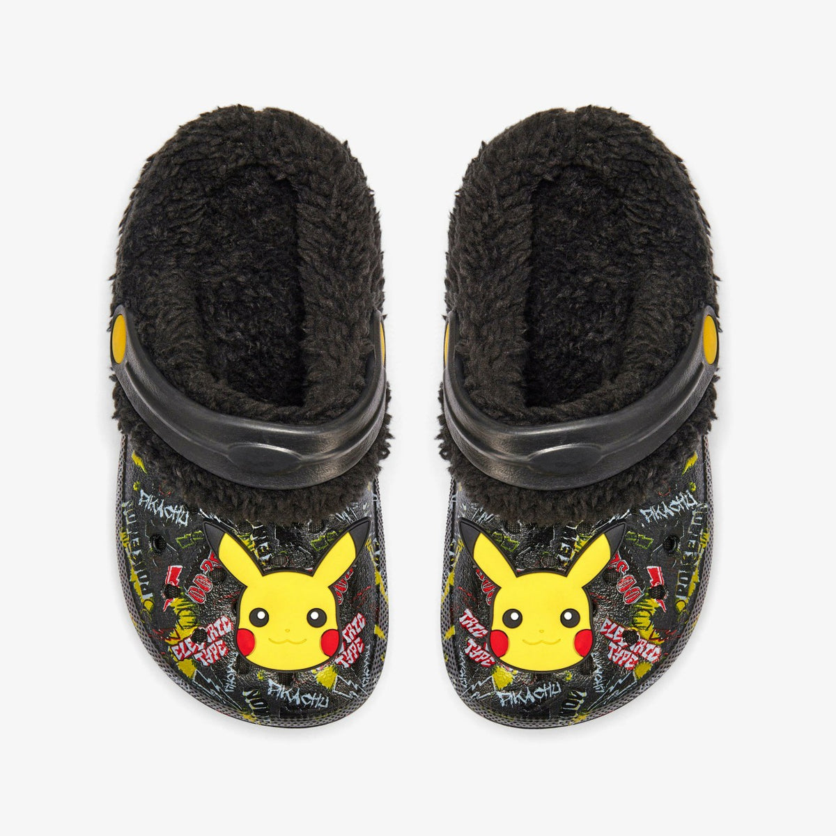 Clarks Pika Clog Warm Lined Kid Black Combination