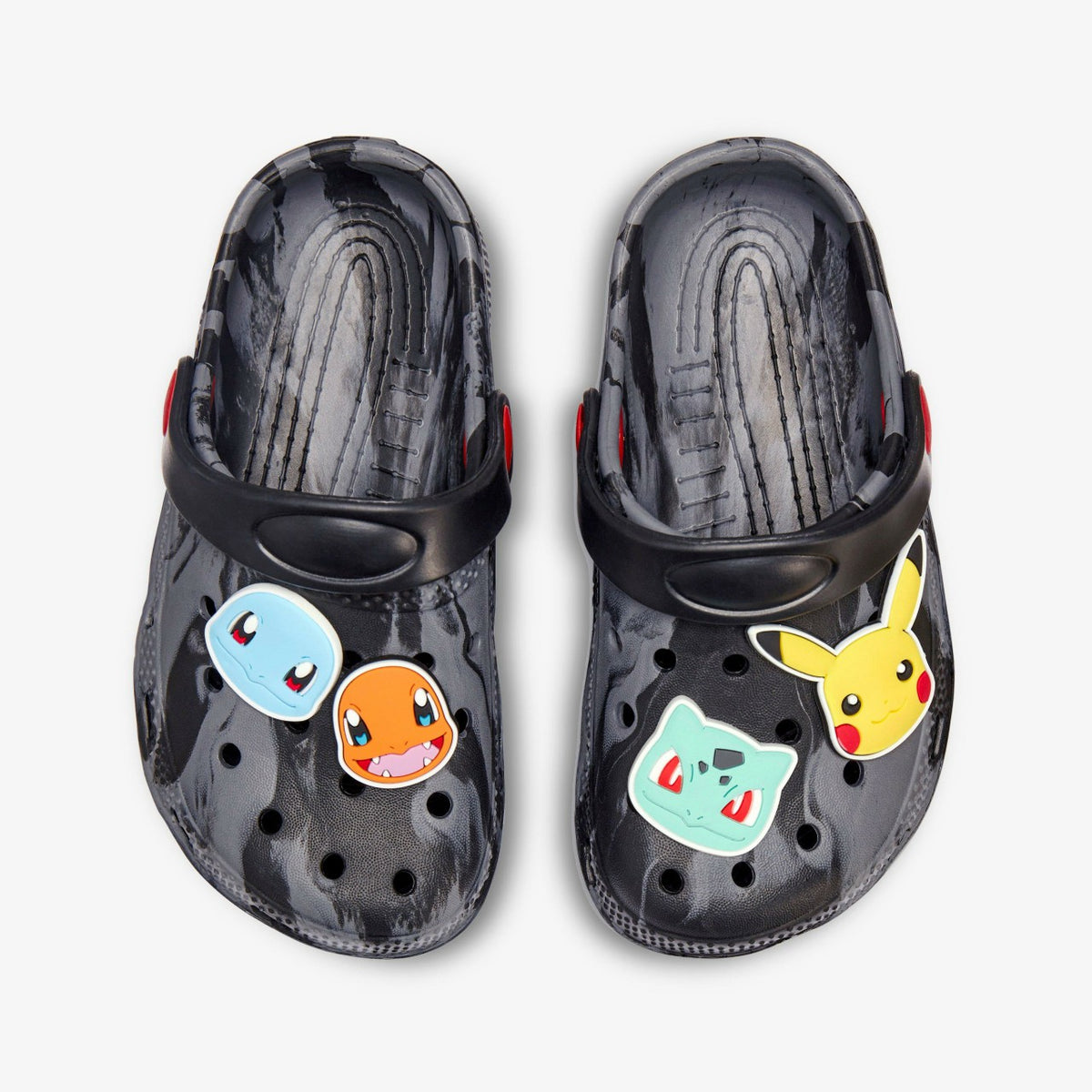Clarks Poke Badge Clog Kid Grey Combination