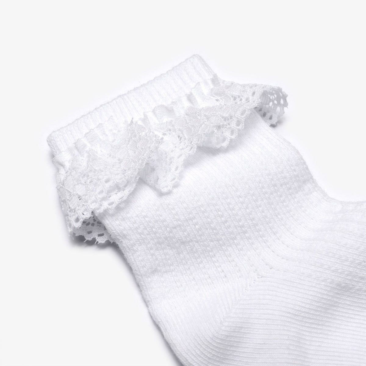 Clarks Frilly Socks White 4 Pack 1-2 Years White