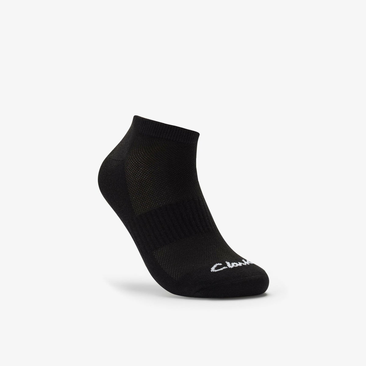 Clarks Ankle Socks 3 Pack Size 6-11 Black Black