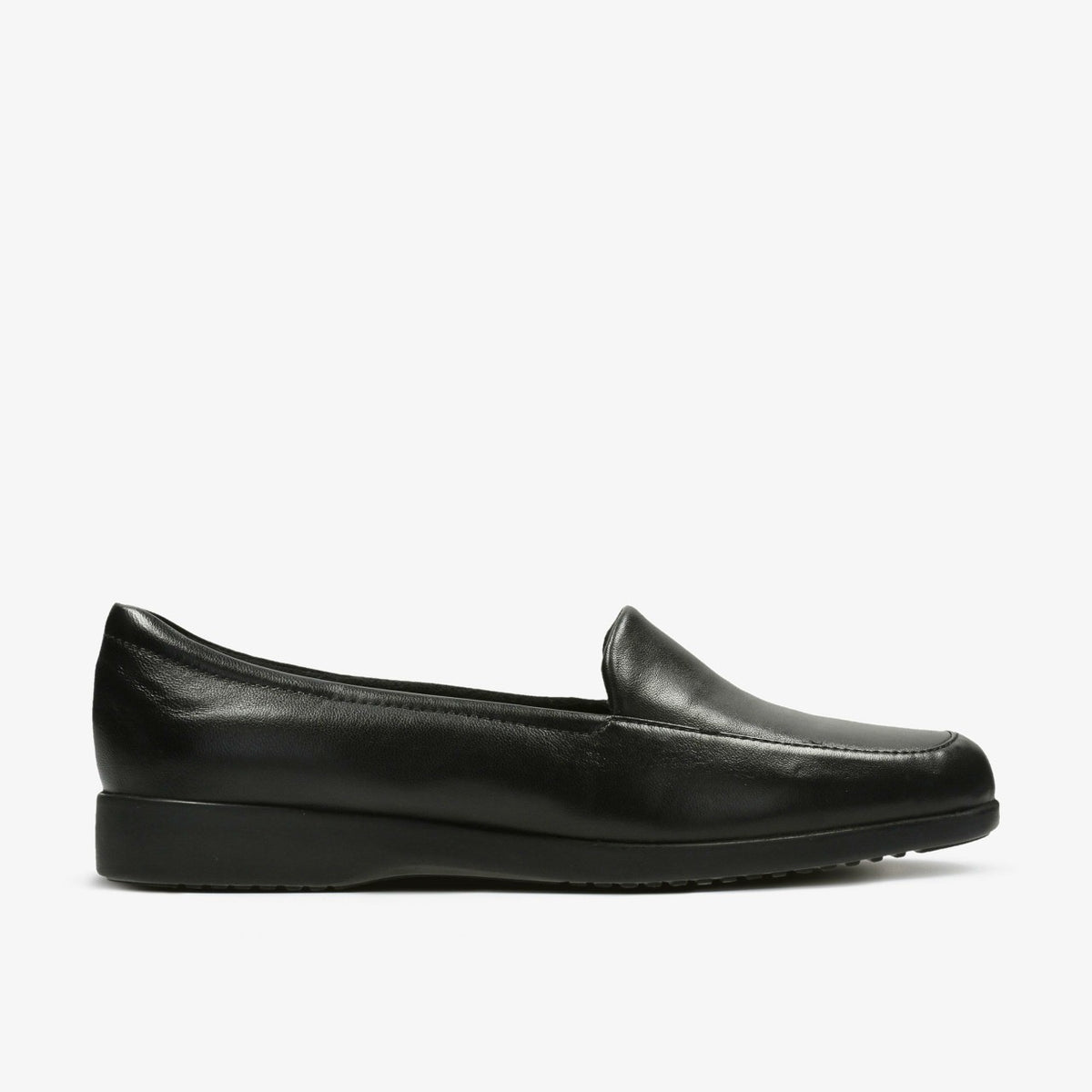 Clarks Georgia Loafer Black Leather