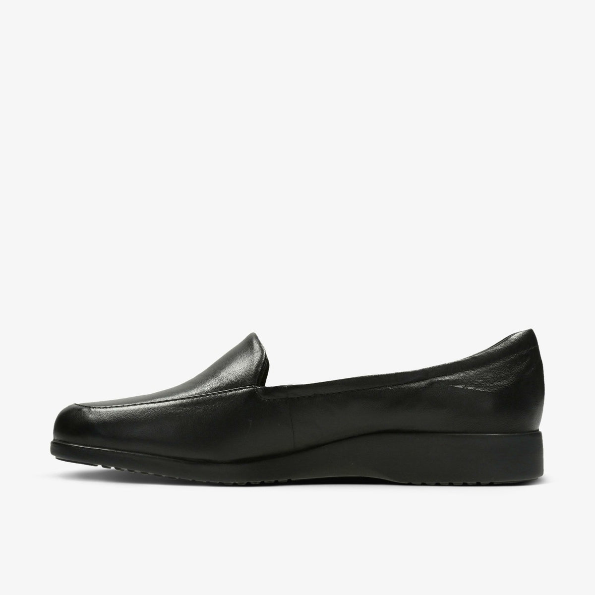 Clarks Georgia Loafer Black Leather